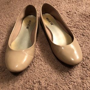Nude colored flats